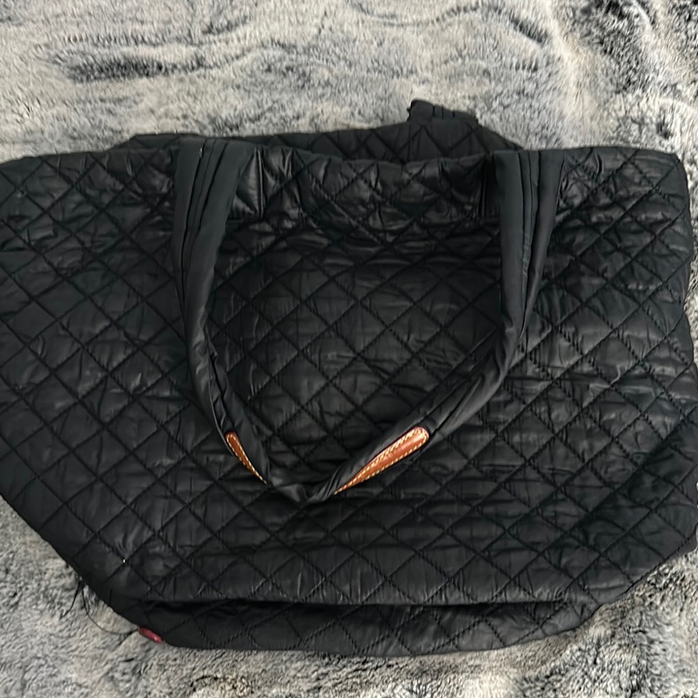 MZ Wallace Black Quilted Tote